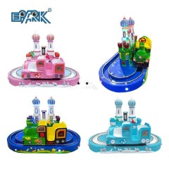 Coin Operated Round Castle Train Kiddie Rides For Amusement Park