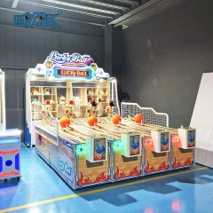 Coin Operated Lottery Ticket Prize Arcade Redemption Lucky Ball 4 Players Carnival Game Machine