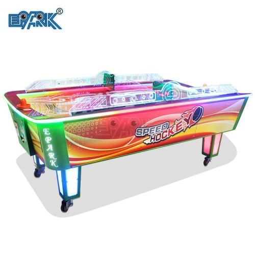 Indoor Amusement Park Coin Operated Air Hockey Table For Two Players