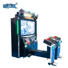 Coin Operated Razing Storm Electronic Gun Shooting Game Machine