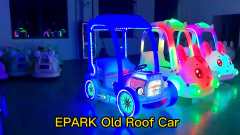 Design Roof Battery Electric Bumper Cars For Kids And Adults