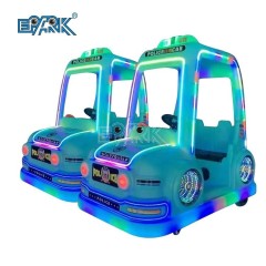 Outdoor Playground Car With Shed Children Electric Four-Wheel Toy Car Lights Bumper Cars