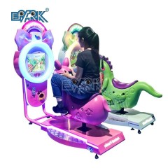 Indoor Kids Coin Operated 3D Horse Kiddie Ride Swing Video Game Machine