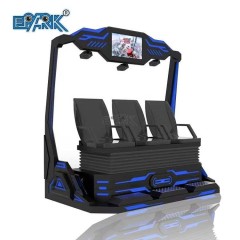 9d Vr 3 Person Seat Vr Amusement Park Arcade Game Machine Virtual Reality System