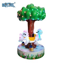 3 Players Indoor Carousel Small Kiddy Ride Carousel Horse