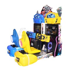 Luxury plastic cabinet coin operated outrun arcade race game machines for sale