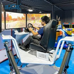 Three Screens Driving Simulator Realidad Virtual Vr Racing Virtual Reality Simulator With Interactive Games Direct Sale