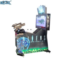 Exciting Simulator Coin Operated Kids Indoor Aliens Time Crisis 4 Arcade Shooting Game Machine