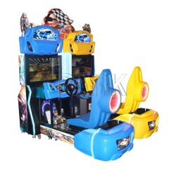 Luxury plastic cabinet coin operated outrun arcade race game machines for sale