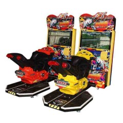 Game Center Coin Operated Video Arcade Electric Motorcycles Racing Machines For Adults