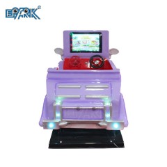 Rides On Purple Car For Kids Coin Operated Arcade Kiddie Rides Game Machine