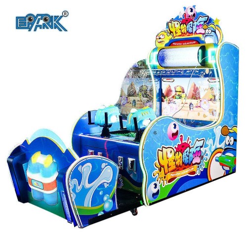 Double Players Coin Operated Water Shooting Game Machine Ticket Redemption Game Machine