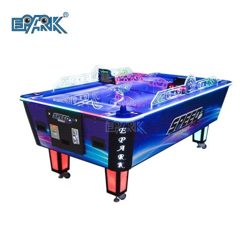 L Size Curved Table Air Hockey Table Coin Operated Games Arcade Games Machines Machine For Sale