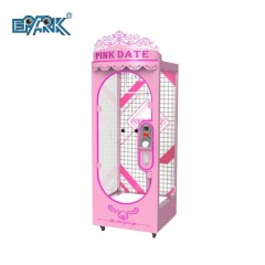 Pink Date Cut The Rope Game Machine Standing Indoor Push Prize Toy Crane Claw Machine For Sale