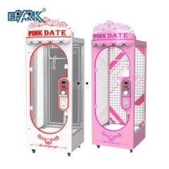 Low Coin Operated Game Machine Crazy Pink Date Prize Machine With For Family Entertainment