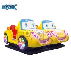 Coin Operated 3d Yellow Car Kids Video Racing Swing Car Game Machine Amusement Park Kiddie Rides