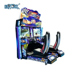 Amusement Park Coin Operated Arcade Kids Game Machine Double Player Outrun Racing Car Game