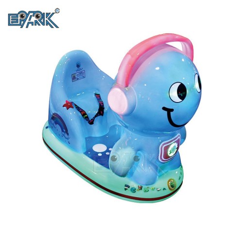 Coin Operated Mp5 Cute Expression Smile Swing Car With 11 Inch Screen