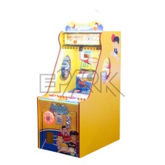 Happy basketball baby household coin operated lottery ticket redemption game machine