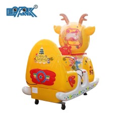 Coin Operated Swing Car Game Machine Happy Sleigh Swing Car Kids Rides