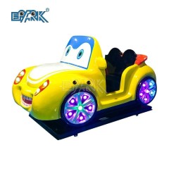 Amusement Park Ride Coin Operated Games Yellow Car Kiddie Rides Swing Car Machine