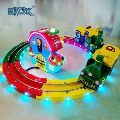 Coin Operated Kiddie Track Train Amusement Park Carnival Ride Game Machine Mini Indoor Kids Rides