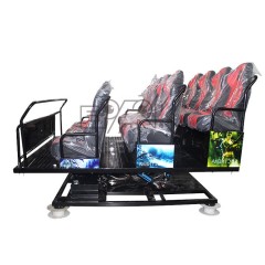 Customized Seats 5D 7D 9D 12D Hydraulic Electric Platform Cinema For Indoor Shopping Mall