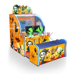 Amusement Park Spooky Ball Shooting Game 32 Inch Video Game Machine Arcade