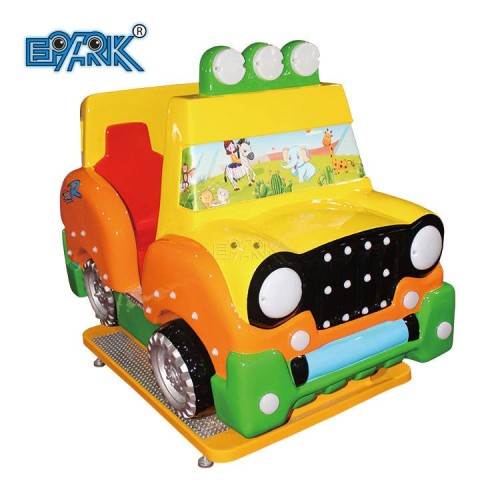 Coin Operated Games Yellow Car MP4 Kiddie Rides Swing Games Machine Ride On Car