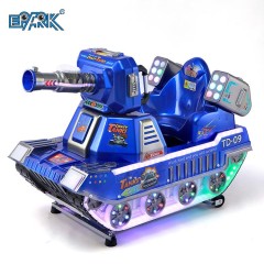 Electronic Coin Operated Plastic Kiddie Ride Machine Entertainment Crazy Tank Kiddie Ride
