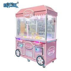 Coin Operated Arcade Game Milk Cart 2 Players Claw Crane Machine Toy Mini Claw Machine With Bill Acceptor