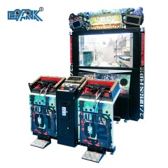 Coin Operated Razing Storm Electronic Gun Shooting Game Machine