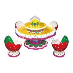Children amusement machine fiberglass sand table Strawberry Cake Sand Table for sale