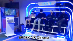 VR Theme Park 9D VR Cinema 4 Seats Motion Platform Dynamic Cinema Seats Virtaul Reality Cinema