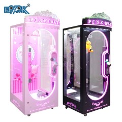 Gift Pluche Plush Kids Stacker Big Push Skill Mini Game Jumbo Arcade Claw Crane Toy Vending Doll Catching Machine Pink Date