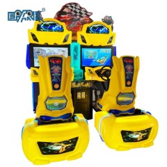 Coin Operated Dynamic Amusement Car Racing Arcade Rides On Car Game Machine Driving Simulator For Sale