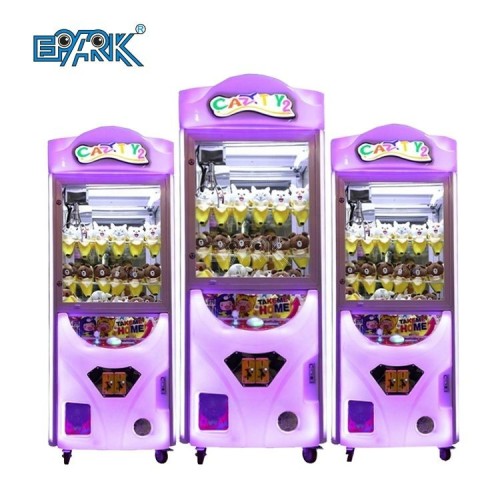 Coin Operated Custom Logo Crane Machine Crazy Toy 2 Claw Machine Gaming Machine