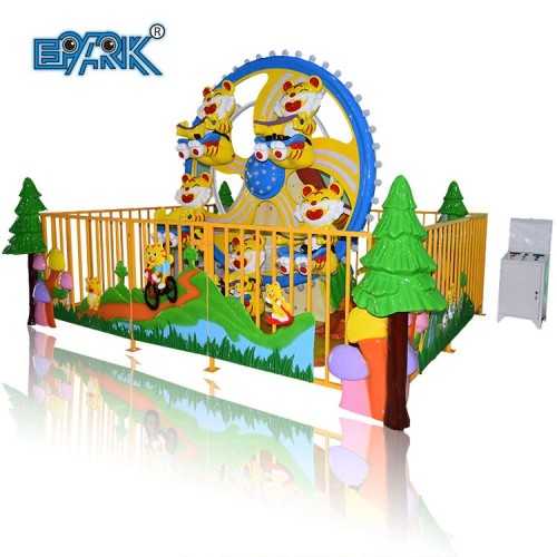 Amusement Park Rides Kids Small Ferris Wheel Tiger Rides With Fence For Kids