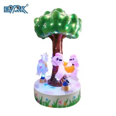 3 Players Indoor Carousel Small Kiddy Ride Carousel Horse