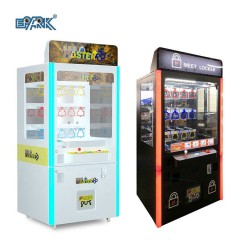 Coin Operated Crane Vending Golden Key Master Machine With Bill Acceptor