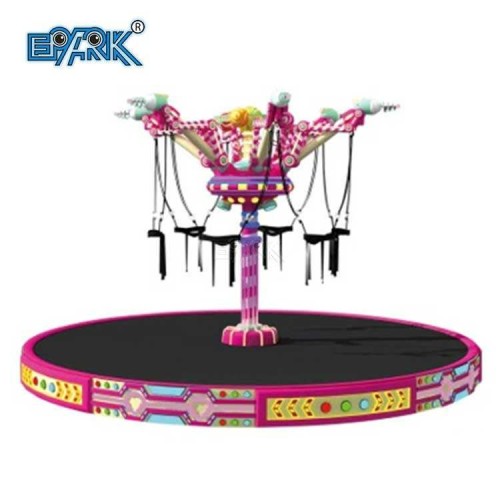 Adventure Playground Amusement Park Equipment Bungee Giratorio Attraction Rides Rotating Bungee Jumping Trampoline For Sale