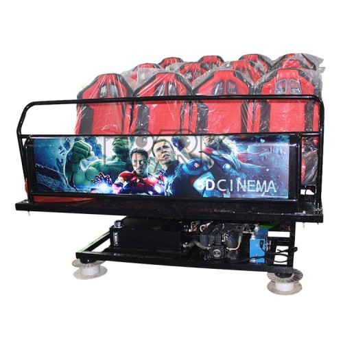 Theme Park 6 Seat Electric Equipment 5d projector cinema