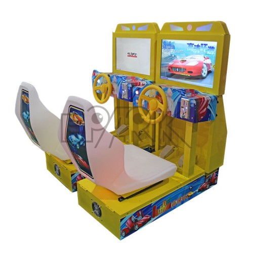 Coin Operated Arcade Game Machine Kids Outrun 22lcd Car Racing Simulator Game Machine