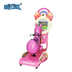 Shopping Mall Coin Operated Kiddie Swing Car Ride On Toy Horse For Kids