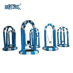 Kids Inflatable Bouncer Jump Bungee Jumping Inflatable Trampoline Pvc Salto De Bungee Inflable Indoor Inflatable Bungee Jump