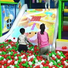Interactive Floor Projection Game 3d Children Indoor Playground Ar Holographic Immersion Interactive Projection Slide