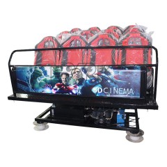 Theme Park 6 Seat Electric Equipment 5d projector cinema