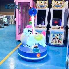Cute Design Mini Kiddie Amusement Rides 2 Seats Rotation Swing Carousel