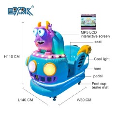 Super September Coin Operated Children Rocking Car Arcade Kiddie Rides Game Machine