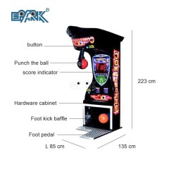 Online Arcade Boxing Game Machine Kick And Boxing Machine Electronic Boxing Training Machine